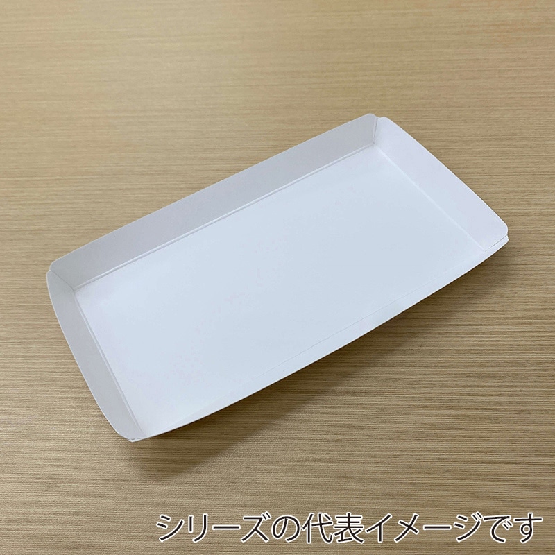 武蔵野産業 紙トレー MS-4 無地 100枚/袋（ご注文単位10袋）【直送品】