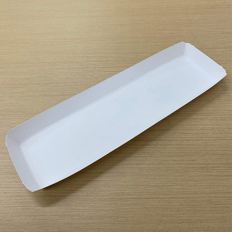 武蔵野産業 紙トレー MS-9 無地 100枚/袋（ご注文単位8袋）【直送品】