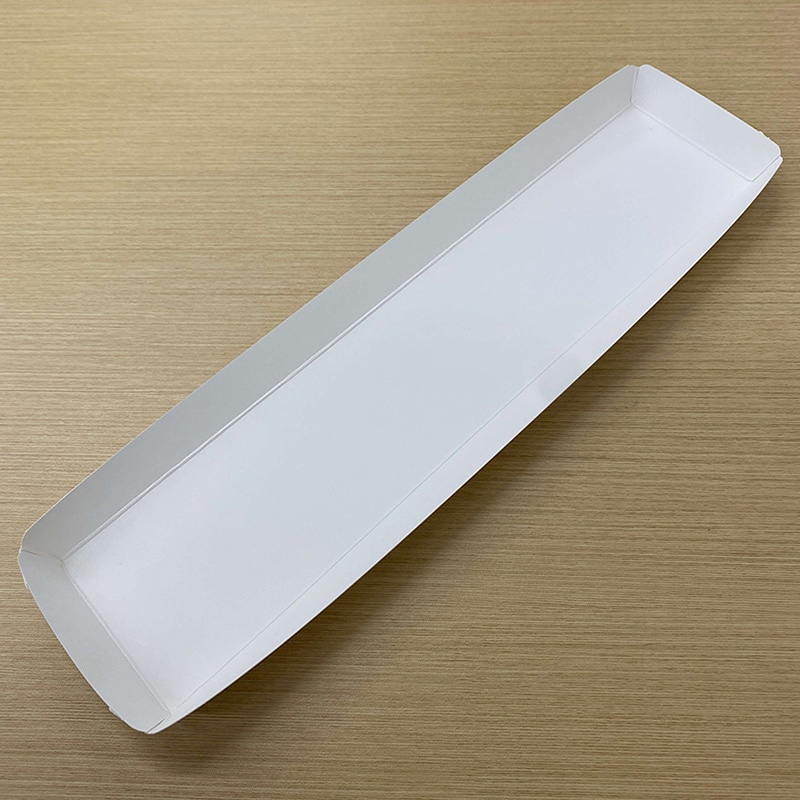 武蔵野産業 紙トレー MS-19 無地 100枚/袋（ご注文単位6袋）【直送品】