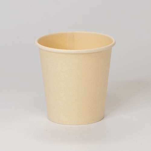 PLAバガスカップ 4oz ナチュラルCG 2000個/箱（ご注文単位1箱）【直送品】