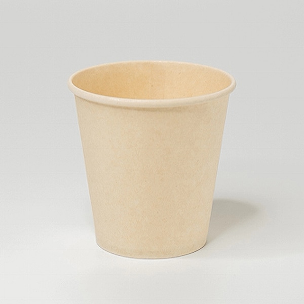 PLAバガスカップ 6oz ナチュラルCG 1000個/箱（ご注文単位1箱）【直送品】