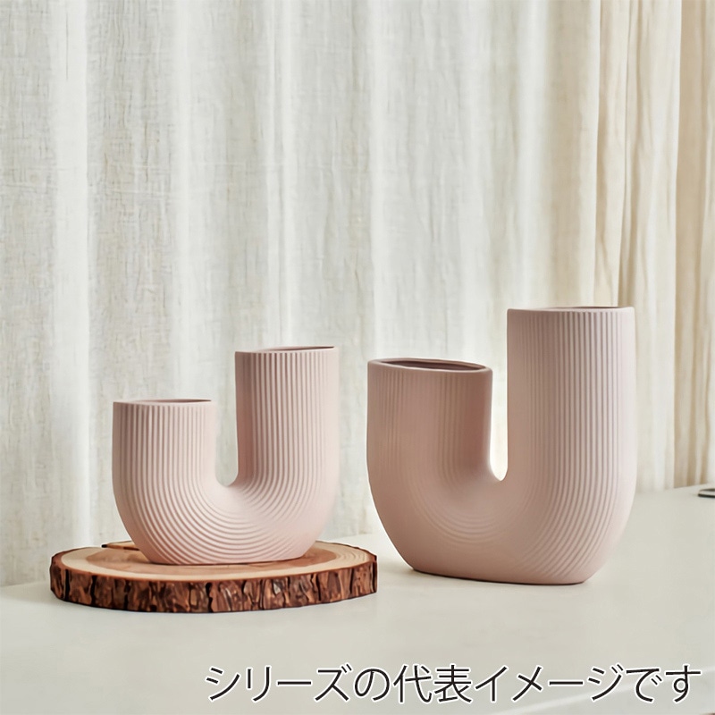 BMターゲット フラワーベース　デュアルディライト ソフトピンク　Lサイズ YBH01042A-1 1個（ご注文単位1個）【直送品】