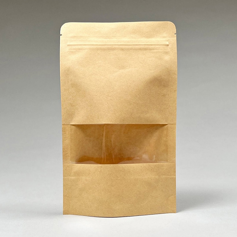 BMターゲット クラフト紙ジッパー付き　スタンドアップパウチ TYPE2 SK02-PAPER-POUCH 50枚/箱（ご注文単位20箱）【直送品】