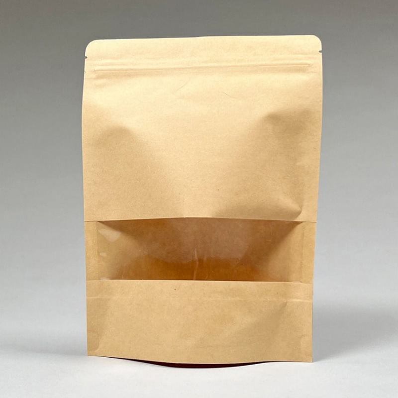 BMターゲット クラフト紙ジッパー付き　スタンドアップパウチ TYPE4 SK04-PAPER-POUCH 50枚/箱（ご注文単位20箱）【直送品】