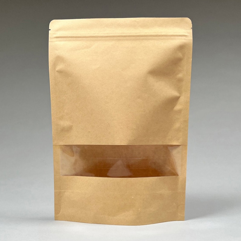 BMターゲット クラフト紙ジッパー付き　スタンドアップパウチ TYPE5 SK05-PAPER-POUCH 50枚/箱（ご注文単位10箱）【直送品】