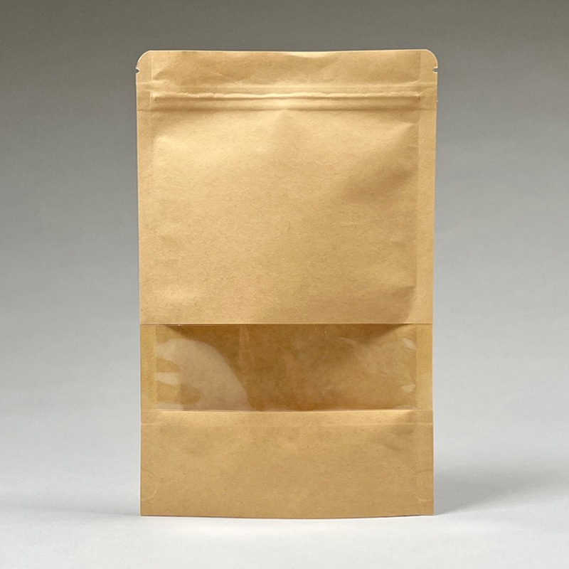 BMターゲット クラフト紙ジッパー付き　スタンドアップパウチ TYPE7 SK07-PAPER-POUCH 50枚/箱（ご注文単位20箱）【直送品】