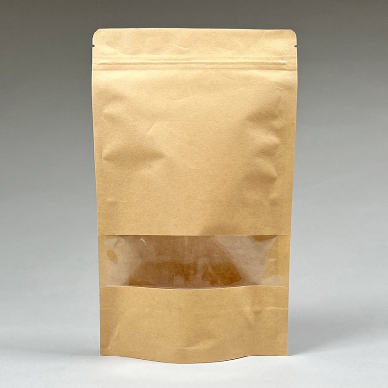 BMターゲット クラフト紙ジッパー付き　スタンドアップパウチ TYPE8 SK08-PAPER-POUCH 50枚/箱（ご注文単位20箱）【直送品】