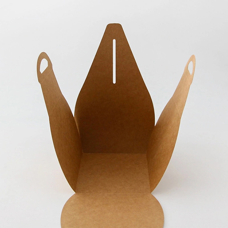 BMターゲット 折り紙容器 クラフト S 100枚/袋(ご注文単位1袋)【直送品】