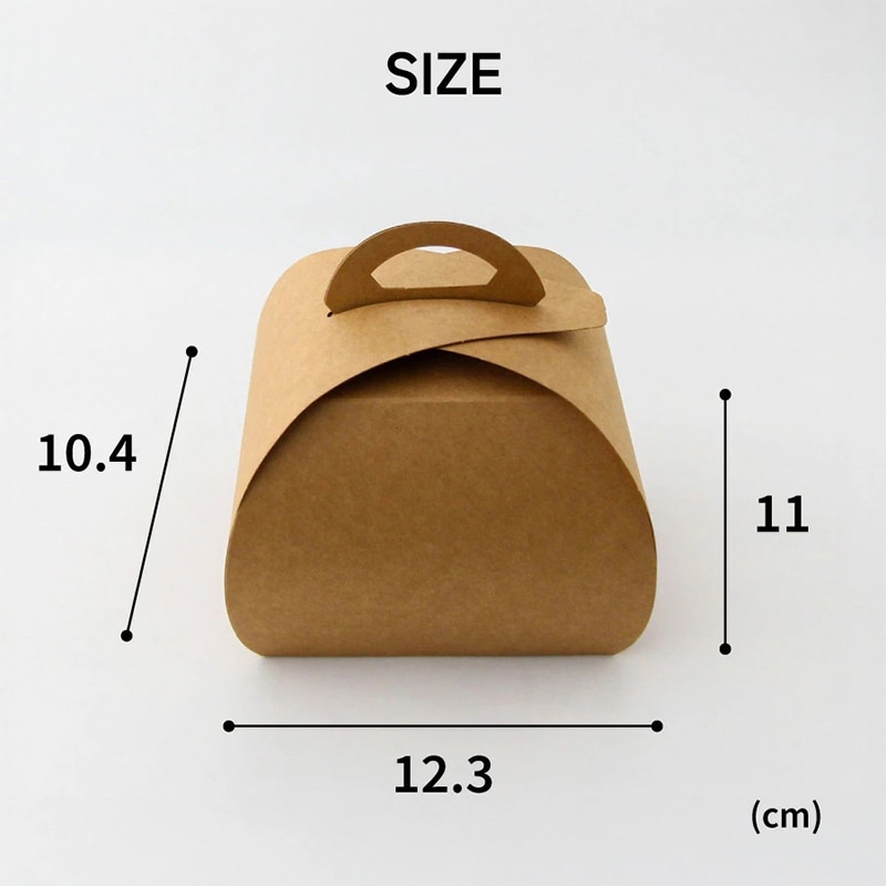 BMターゲット 折り紙容器 クラフト S 100枚/袋(ご注文単位1袋)【直送品】