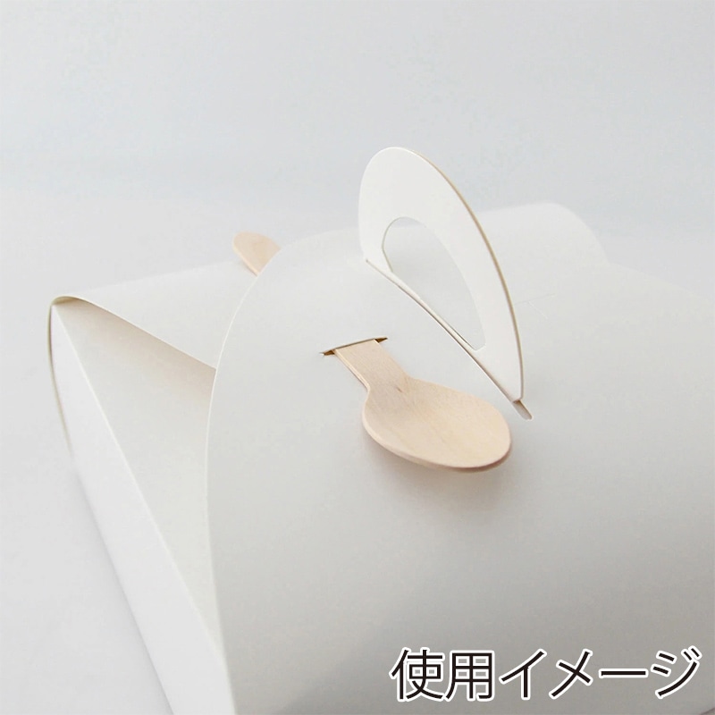 BMターゲット 折り紙容器 ホワイト M 正方形 25枚/袋(ご注文単位1袋)【直送品】