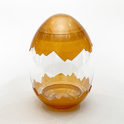 BMターゲット ドリンクボトル 卵型 ドリンクボトル 卵型 フタ付き ゴールド 400ml 1個（ご注文単位100個）【直送品】