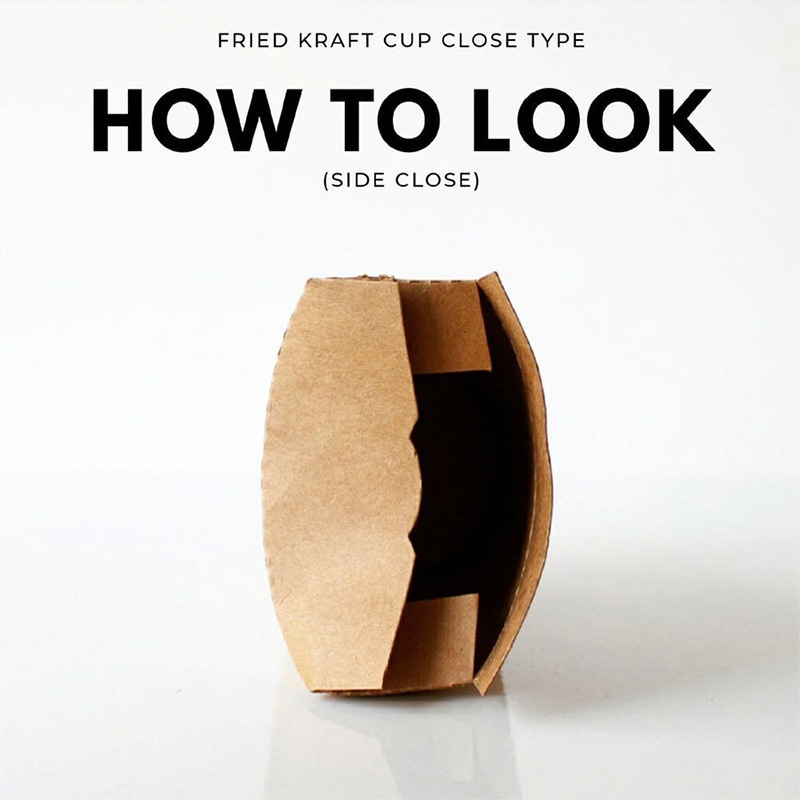 BMターゲット クラフトスナックカップ クローズ型 14オンス 50個/袋(ご注文単位20袋)【直送品】