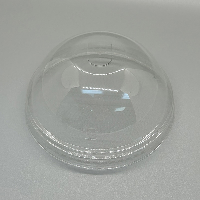 旭洋02 リサイクルPETカップ ドーム蓋 U字穴あり 92mm口径 TAPS92D 100個/袋（ご注文単位20袋）【直送品】