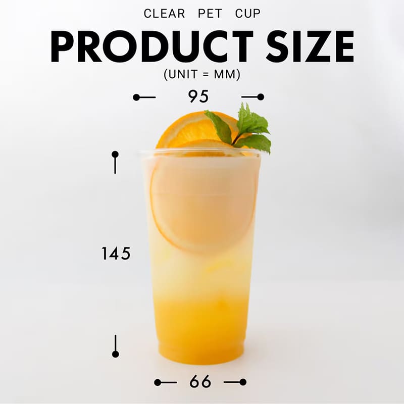 アイスクリアカップ PET 20オンス 95mm口径 BMT9520-PET 50個/袋(ご注文単位20袋)【直送品】