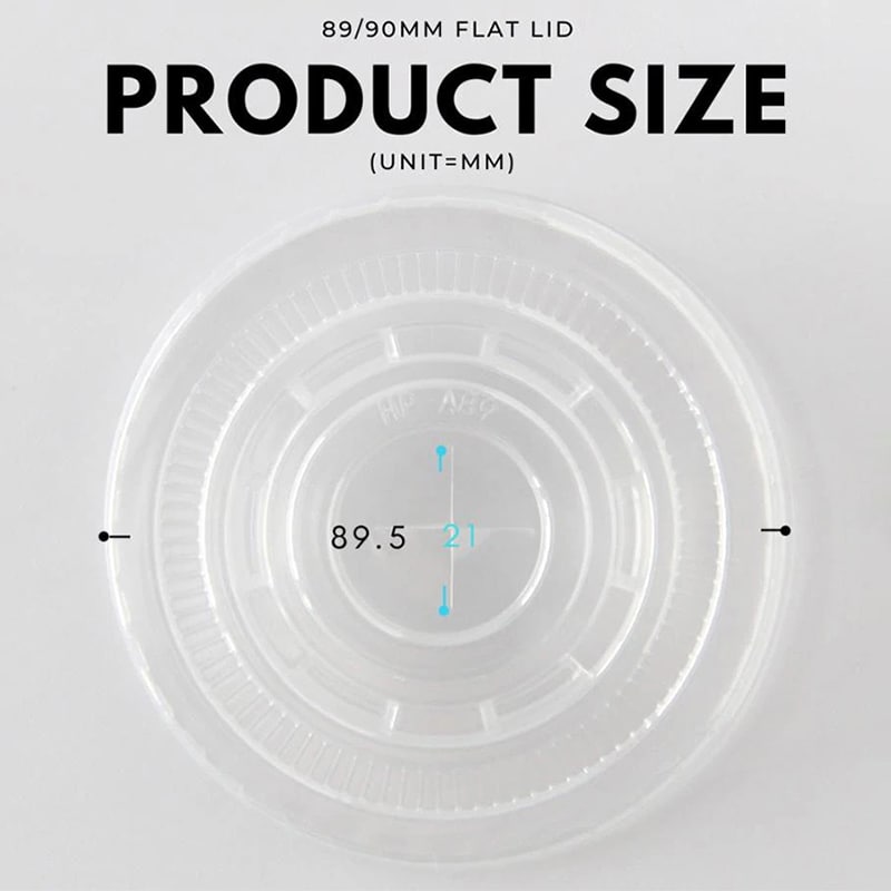 BMターゲット 紙コップ・プラスチックカップ用PET平フタ 90mm口径用 BMT9000 100個/袋（ご注文単位10袋）【直送品】