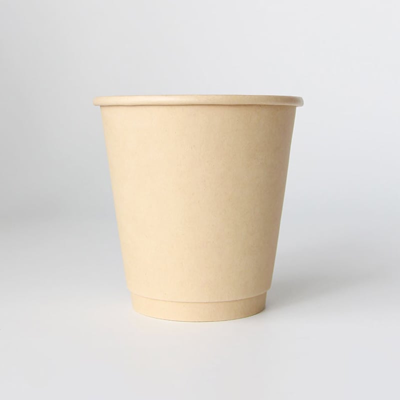 BMターゲット バンブー2重紙カップ 水性コート 90mm口径 10オンス ZE10D-BAMBOO-WATER 25個/袋（ご注文単位40袋）【直送品】