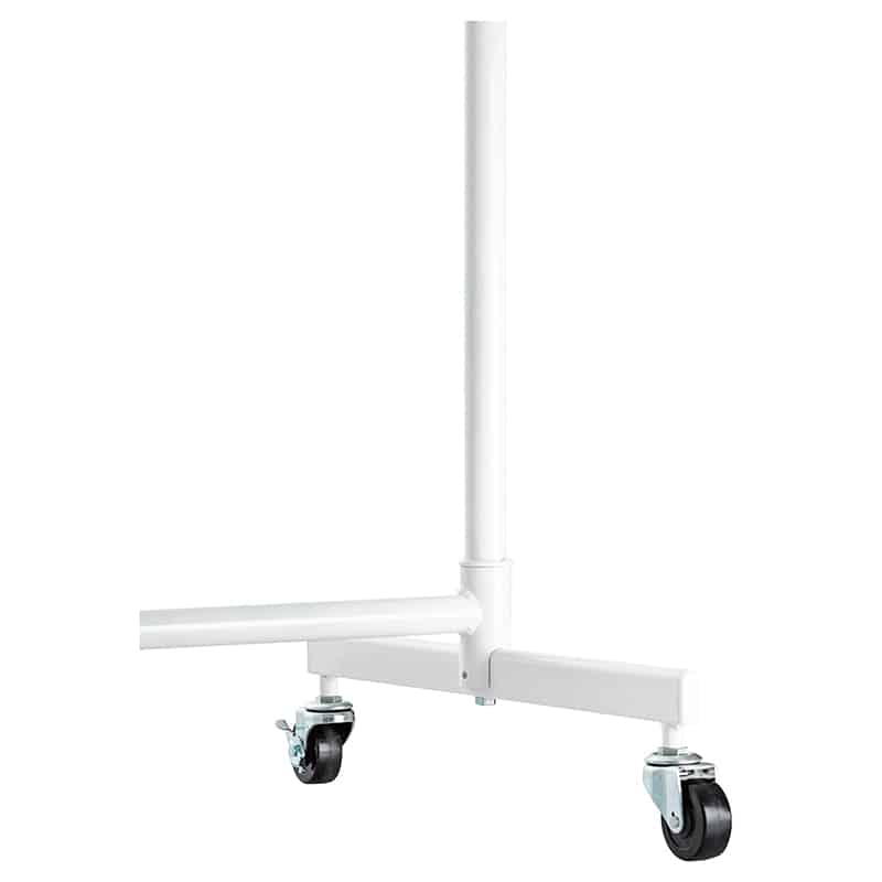 ストア・エキスプレス 重量用2段ハンガーラック ホワイト 幅90cm 61-818-85-1 1台（ご注文単位1台）【直送品】