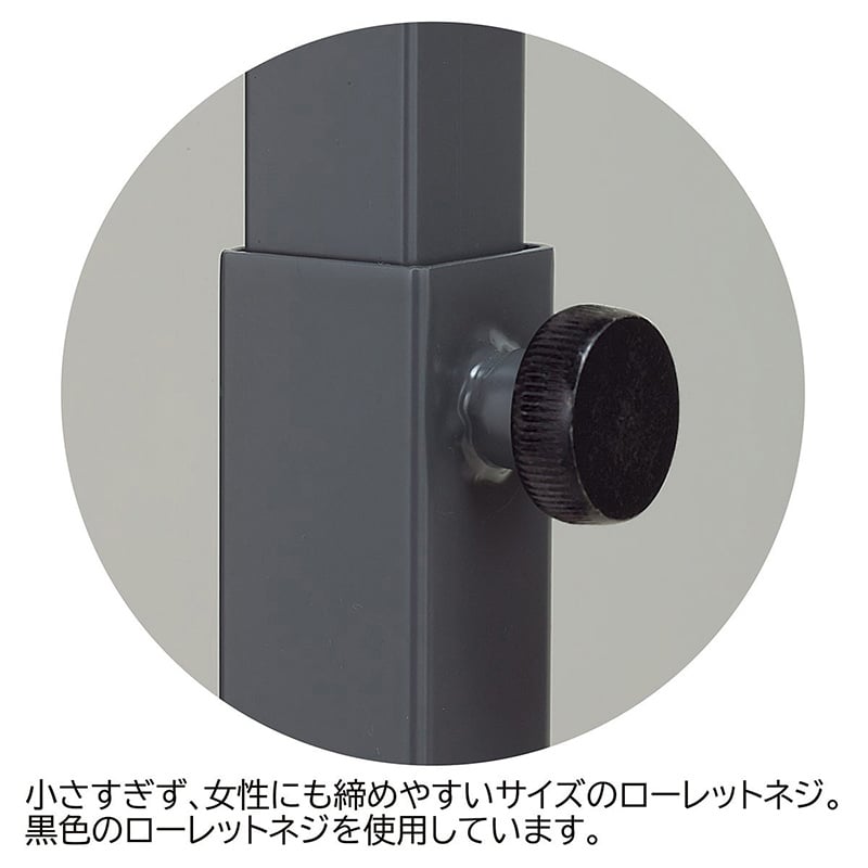 ストア・エキスプレス オーバーハングタイプ ハンガーラック 角パイプ 幅120cm 61-808-17-1 1台（ご注文単位1台）【直送品】
