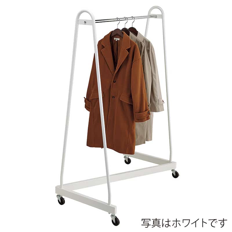ストア・エキスプレス Zハンガーラック 1段 強化タイプ ブラック 61-809-79-2 1台（ご注文単位1台）【直送品】