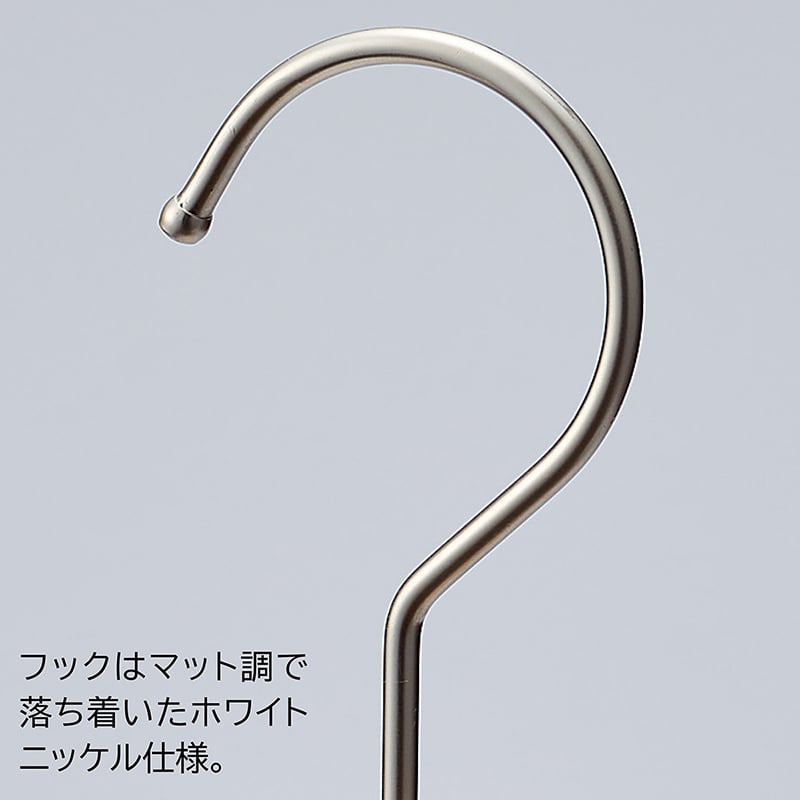 ストア・エキスプレス 木製ハンガー ブナ材 湾曲型 木地 幅42cm 1本 61-810-56-2 1本(ご注文単位1本)【直送品】