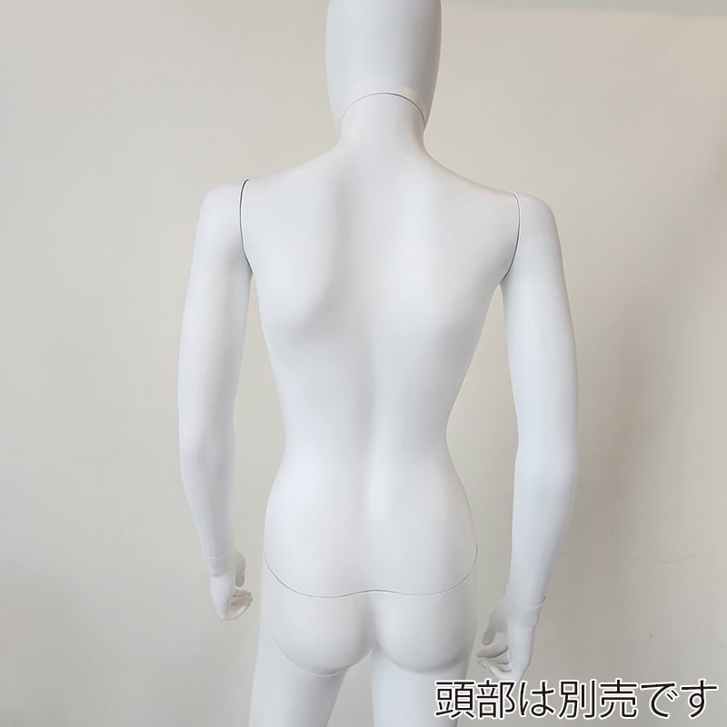 ストア・エキスプレス 婦人リアルマネキン PP製 9号 ホワイト 61-810-38-1 1台（ご注文単位1台）【直送品】