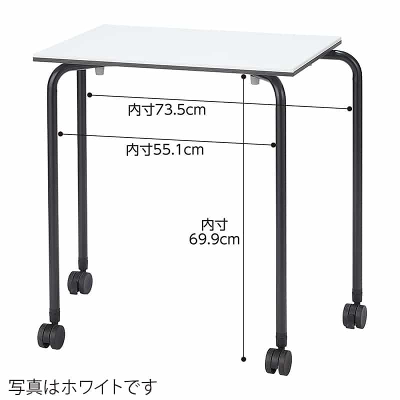ストア・エキスプレス パーソナルテーブル グレーオーク 61-830-87-3 1台(ご注文単位1台)【直送品】