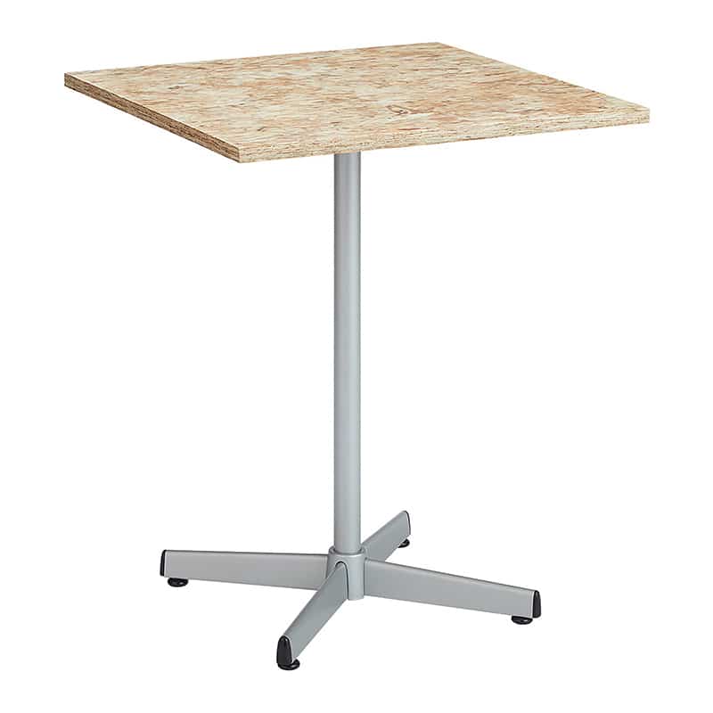ストア・エキスプレス セレクトカフェテーブル 角型 シルバー脚 60cm角 OSB 61-831-28-3 1台(ご注文単位1台)【直送品】