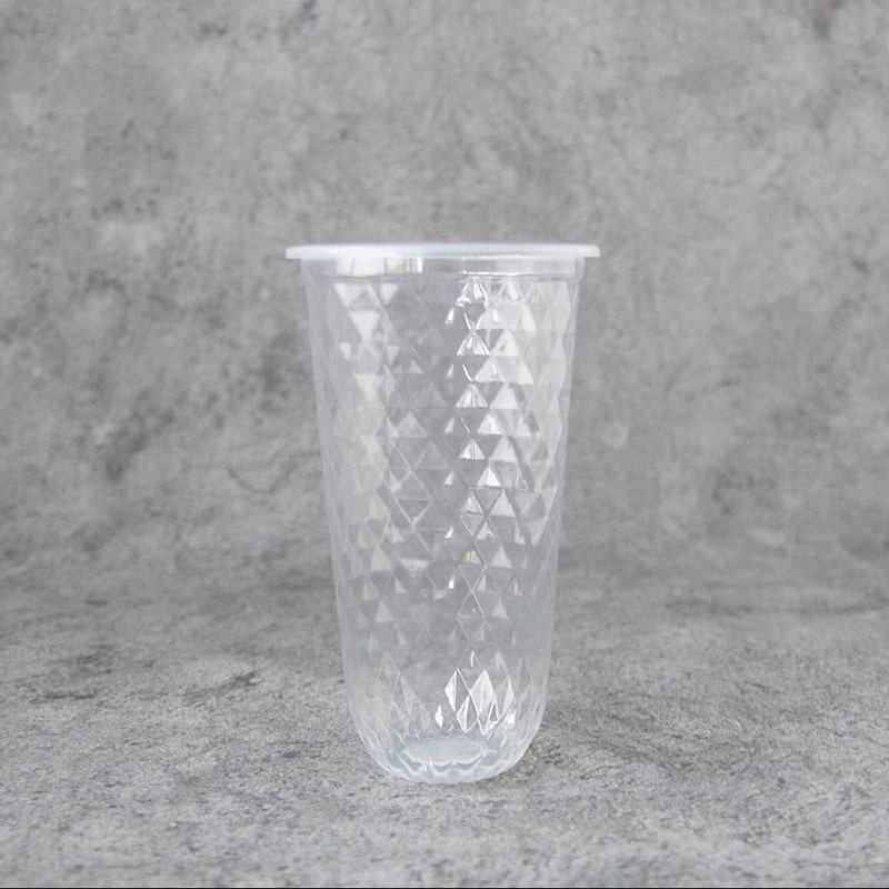 BMターゲット ダイヤクリアカップ U底 95mm口径 635ml 50個/袋（ご注文単位20袋）【直送品】