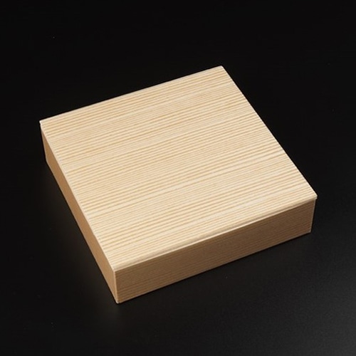 群馬デスコ 折箱 京角SS のせ蓋付 仕切り無し  1個（ご注文単位30個）【直送品】