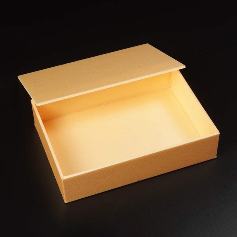 群馬デスコ 折箱 うなぎ・天丼 しゃくり蓋付 YAF柄 1個（ご注文単位28個）【直送品】