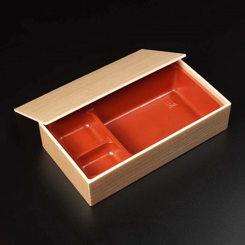 群馬デスコ お好み弁当 のせ蓋・トレー付 DEF柄 1個（ご注文単位30個）【直送品】