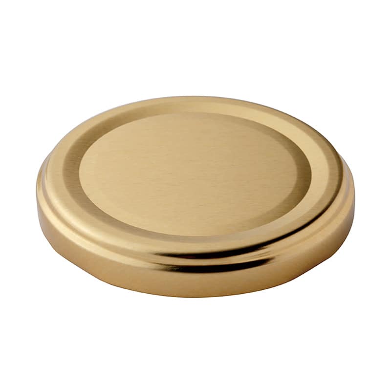 イデア デザートジャー キャップ 63φ TC-071 ゴールド 120個/袋（ご注文単位1袋）【直送品】