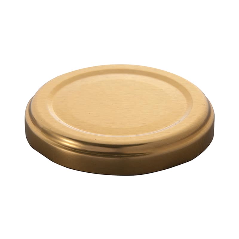 イデア 瓶用キャップ 52φ TC-051 ゴールド 144個/袋（ご注文単位1袋）【直送品】