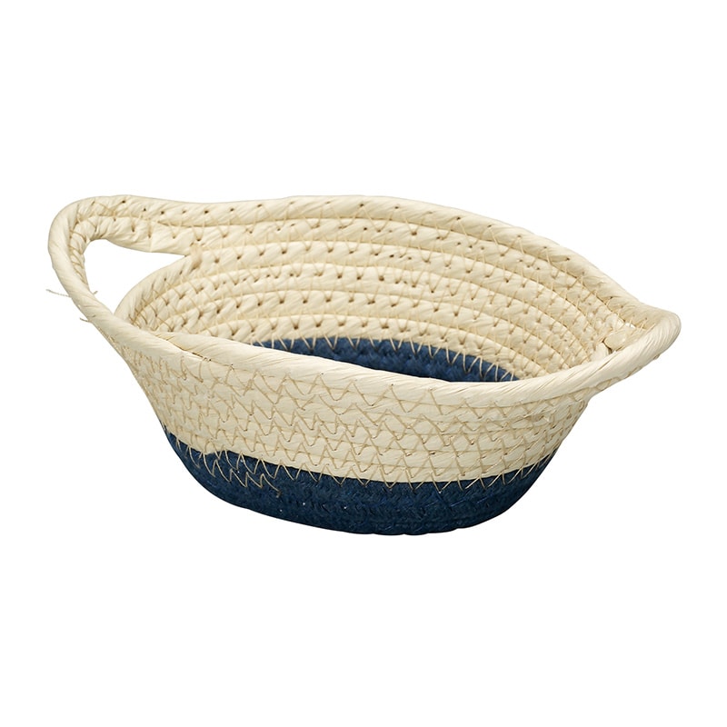 CA-GO(石渡) ロープカゴ ポタジェブルー 131813 1個(ご注文単位6個)【直送品】