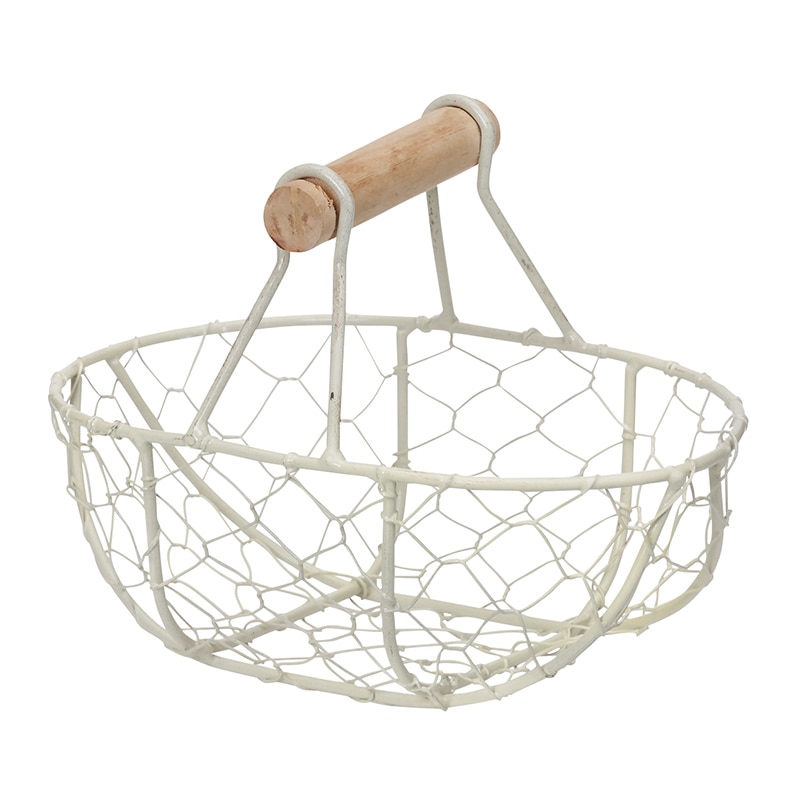 CA-GO(石渡) ワイヤーバスケット フェンスブラン 123651 1個(ご注文単位6個)【直送品】