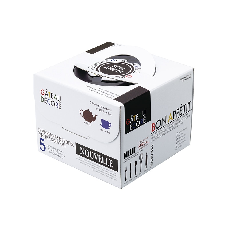 CA-GO（石渡） デコ箱　ヌフ150H 4.5号 70640 　100枚/束（ご注文単位1束）【直送品】