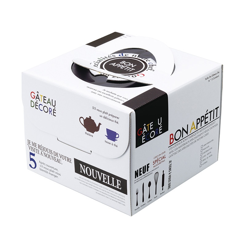 CA-GO(石渡) デコ箱 ヌフ150H 6号 70642 50枚/束(ご注文単位1束)【直送品】