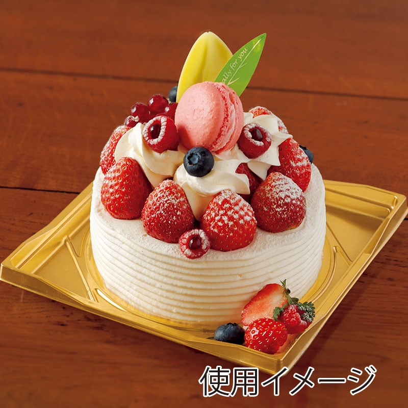 CA-GO(石渡) デコ箱用 カクデコトレー 5号 77315 100枚/束(ご注文単位1束)【直送品】