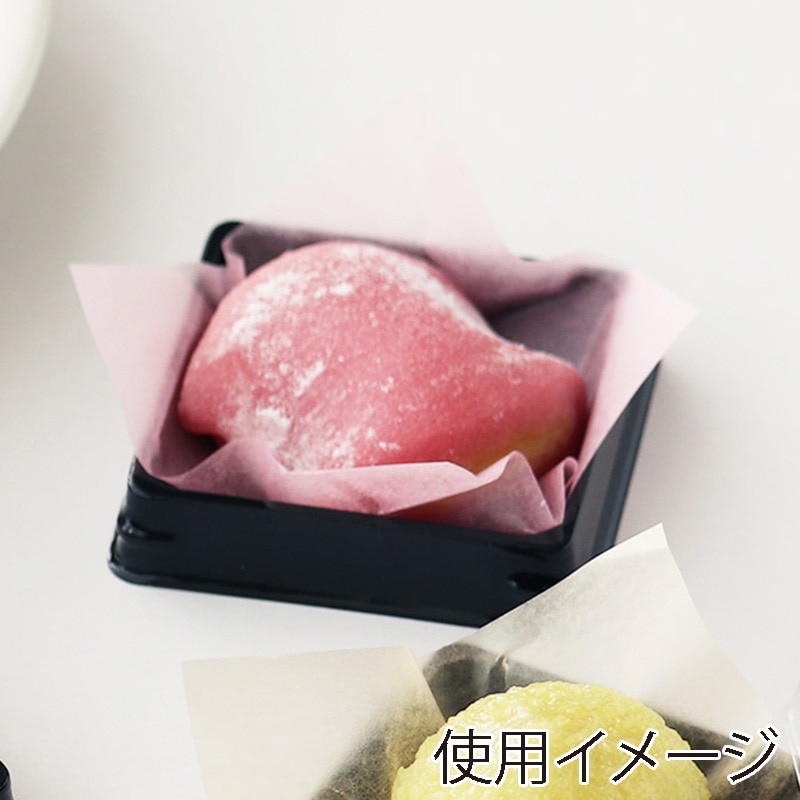 福重 食品包装シート パラカラ 75角 チェリー 6029003 1束(ご注文単位1束)【直送品】