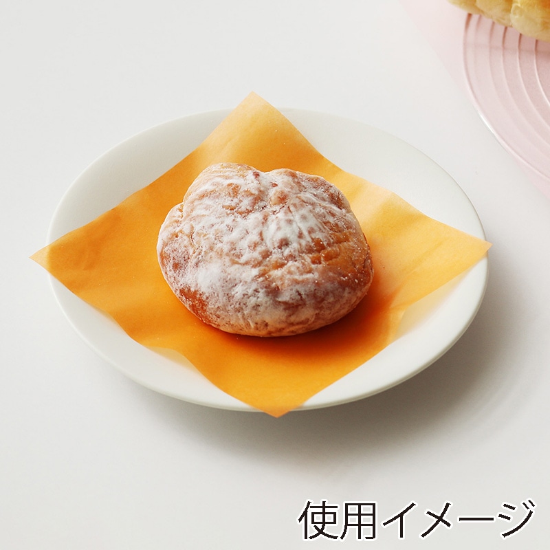 福重 食品包装シート パラカラ 130角 みかん 6029009 1束(ご注文単位1束)【直送品】