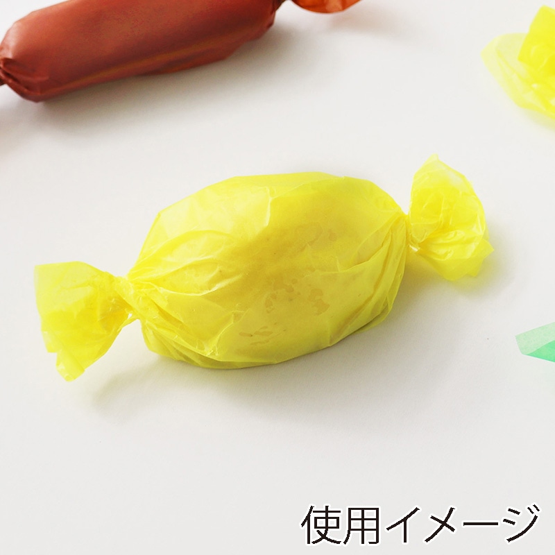 福重 食品包装シート パラカラ 150角 イエロー 6029011 1束(ご注文単位1束)【直送品】