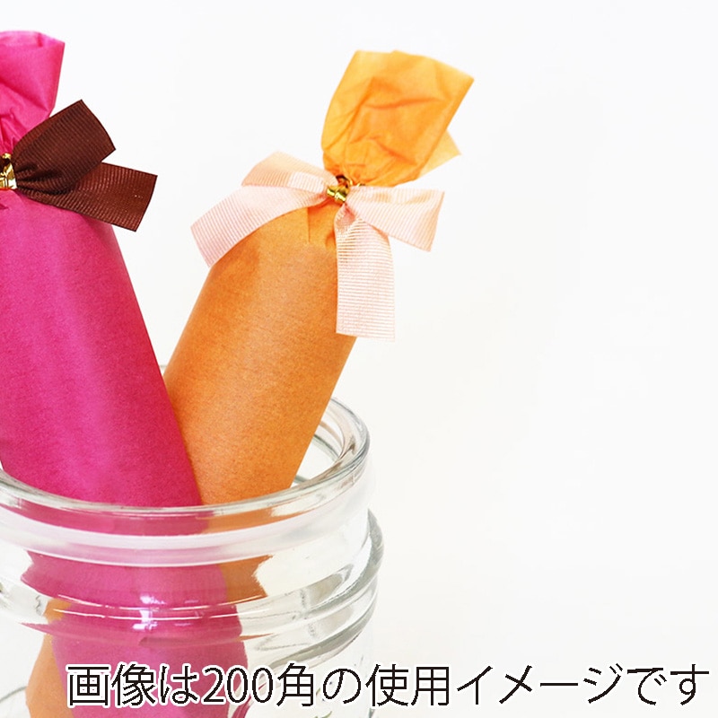 福重 食品包装シート ラミカラ 160角 みかん 6014011 1束(ご注文単位1束)【直送品】