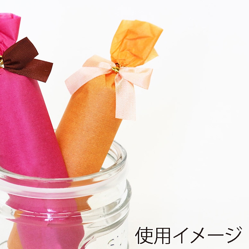 福重 食品包装シート ラミカラ 200角 みかん 6014014 1束(ご注文単位1束)【直送品】