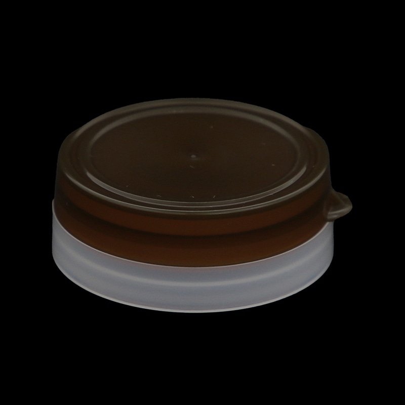 ホクト産業 ヨーグルト容器　プルトップキャップ 細口35mmφ口径用 茶 2000個/箱（ご注文単位1箱）【直送品】