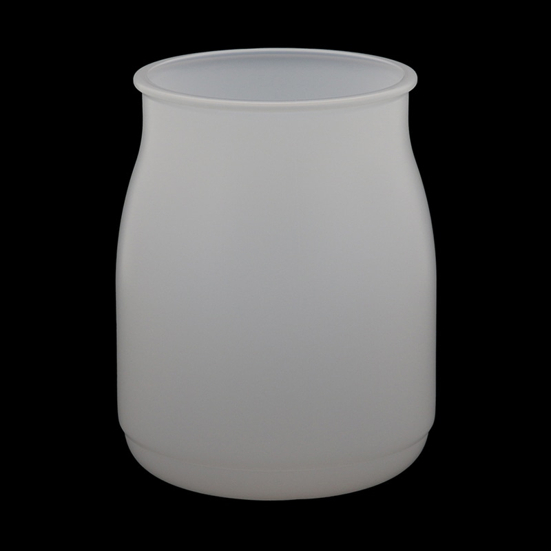 ホクト産業 ヨーグルト容器　広口ボトル 500ml PE500W 168個/箱（ご注文単位1箱）【直送品】