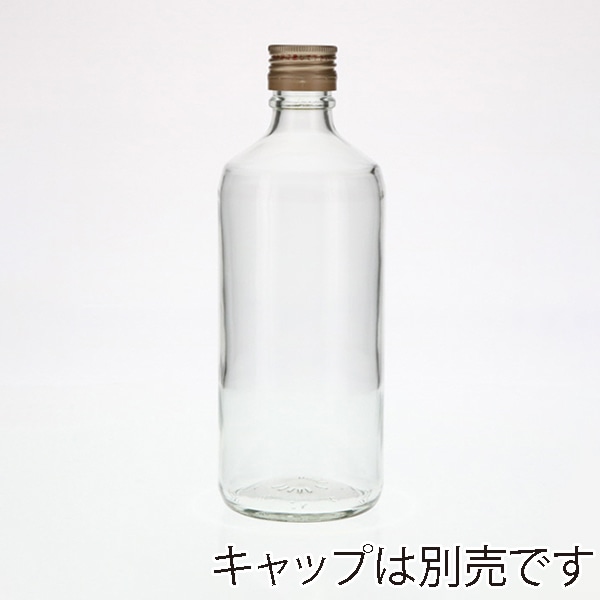 日硝実業 びん SL-500-R 口径30mm 透明 20本/箱（ご注文単位1箱）【直送品】