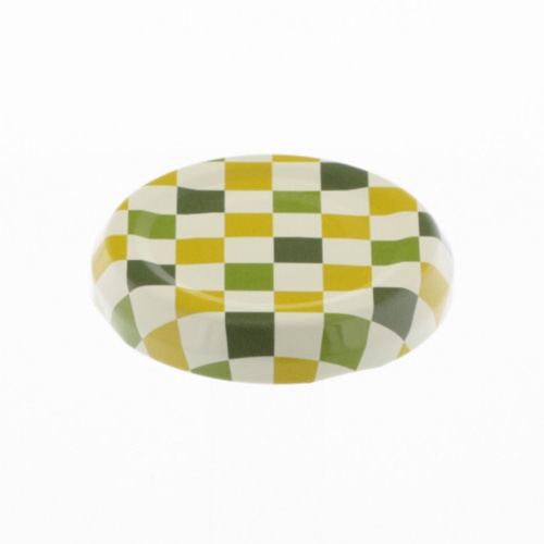 日硝実業 キャップ LC53NJTCE 口径53mm 市松若竹 1200個/箱(ご注文単位1箱)【直送品】