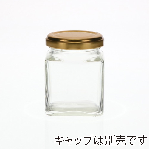 日硝実業 びん NJ-140C 口径53mm 透明 60本/箱(ご注文単位1箱)【直送品】