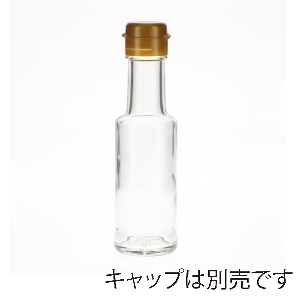 日硝実業 びん VU-100R 口径26.3mm 透明 48本/箱（ご注文単位1箱）【直送品】
