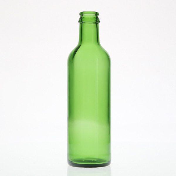 日硝実業 びん MH-300R 口径26.3mm エメラルドグリーン 30本/箱（ご注文単位1箱）【直送品】